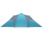 vidaXL Tienda de campaña 6 personas tafetán 185T azul 576x238x193 cm