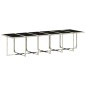 vidaXL Set comedor jardín y cojines 13 pzas ratán sintético gris claro vidaXL Set comedor jardín y cojines 13 pzas ratán sintético gris claro