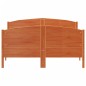 vidaXL Estructura cama con cabecero madera pino marrón cera 120x190 cm vidaXL Estructura cama con cabecero madera pino marrón cera 120x190 cm