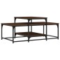 vidaXL Mesa de centro madera de ingeniería roble marrón 102x60x45 cm vidaXL Mesa de centro madera de ingeniería roble marrón 102x60x45 cm