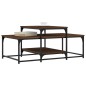vidaXL Mesa de centro madera de ingeniería roble marrón 102x60x45 cm vidaXL Mesa de centro madera de ingeniería roble marrón 102x60x45 cm