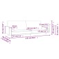 vidaXL Sofá cama de 2 plazas con dos almohadas terciopelo gris claro vidaXL Sofá cama de 2 plazas con dos almohadas terciopelo gris claro