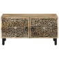 vidaXL Mesa de centro de madera maciza de pino 80x50x40 cm vidaXL Mesa de centro de madera maciza de pino 80x50x40 cm