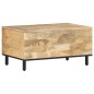 vidaXL Mesa de centro de madera maciza de pino 80x50x40 cm vidaXL Mesa de centro de madera maciza de pino 80x50x40 cm