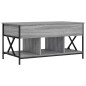 vidaXL Mesa de centro madera ingeniería metal gris Sonoma 100x55x50 cm vidaXL Mesa de centro madera ingeniería metal gris Sonoma 100x55x50 cm