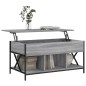 vidaXL Mesa de centro madera ingeniería metal gris Sonoma 100x55x50 cm vidaXL Mesa de centro madera ingeniería metal gris Sonoma 100x55x50 cm