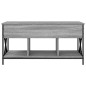 vidaXL Mesa de centro madera ingeniería metal gris Sonoma 100x55x50 cm vidaXL Mesa de centro madera ingeniería metal gris Sonoma 100x55x50 cm