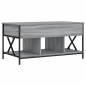 vidaXL Mesa de centro madera ingeniería metal gris Sonoma 100x55x50 cm vidaXL Mesa de centro madera ingeniería metal gris Sonoma 100x55x50 cm