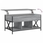 vidaXL Mesa de centro madera ingeniería metal gris Sonoma 100x55x50 cm vidaXL Mesa de centro madera ingeniería metal gris Sonoma 100x55x50 cm