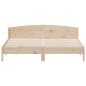 vidaXL Estructura de cama con cabecero madera maciza pino 180x200 cm vidaXL Estructura de cama con cabecero madera maciza pino 180x200 cm