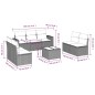 vidaXL Set de sofás de jardín 8 piezas y cojines ratán sintético negro vidaXL Set de sofás de jardín 8 piezas y cojines ratán sintético negro
