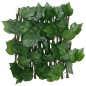 vidaXL Enrejado valla expansible de parra artificial verde 180x20 cm vidaXL Enrejado valla expansible de parra artificial verde 180x20 cm
