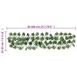 vidaXL Enrejado valla expansible de parra artificial verde 180x20 cm vidaXL Enrejado valla expansible de parra artificial verde 180x20 cm