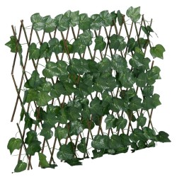 vidaXL Enrejado valla expansible de parra artificial verde 190x60 cm