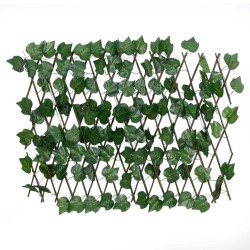vidaXL Enrejado valla expansible de parra artificial verde 190x60 cm