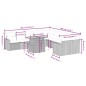 vidaXL Set de sofás de jardín 11 pzas y cojines ratán sintético negro vidaXL Set de sofás de jardín 11 pzas y cojines ratán sintético negro