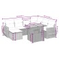 vidaXL Set de sofás de jardín 8 piezas y cojines ratán sintético negro vidaXL Set de sofás de jardín 8 piezas y cojines ratán sintético negro