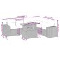 vidaXL Set de comedor de jardín 7 pzas y cojines ratán sintético negro vidaXL Set de comedor de jardín 7 pzas y cojines ratán sintético negro
