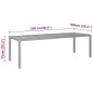 vidaXL Set de comedor para jardín 11 piezas ratán sintético gris vidaXL Set de comedor para jardín 11 piezas ratán sintético gris