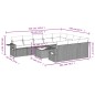 vidaXL Set de sofás de jardín 11pzas con cojines ratán sintético beige vidaXL Set de sofás de jardín 11pzas con cojines ratán sintético beige