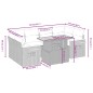 vidaXL Set de comedor de jardín 7 pzas y cojines ratán sintético negro vidaXL Set de comedor de jardín 7 pzas y cojines ratán sintético negro