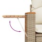 vidaXL Juego de sofás jardín con cojines 6 pzas ratán sintético beige vidaXL Juego de sofás jardín con cojines 6 pzas ratán sintético beige