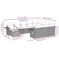 vidaXL Set de sofás de jardín 11 pzas y cojines ratán sintético negro vidaXL Set de sofás de jardín 11 pzas y cojines ratán sintético negro
