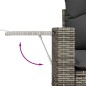 vidaXL Set de sofás de jardín 12 pzas con cojines ratán sintético gris vidaXL Set de sofás de jardín 12 pzas con cojines ratán sintético gris