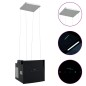 vidaXL Campana extractora de isla sensor táctil LCD vidrio templado vidaXL Campana extractora de isla sensor táctil LCD vidrio templado