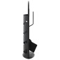 vidaXL Set de herramientas para chimenea 5 pzas acero 23x15x66 cm vidaXL Set de herramientas para chimenea 5 pzas acero 23x15x66 cm