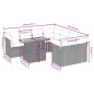 vidaXL Set de sofás de jardín 8 piezas y cojines ratán sintético negro vidaXL Set de sofás de jardín 8 piezas y cojines ratán sintético negro