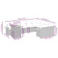 vidaXL Set de sofás de jardín 10 pzas cojines ratán sintético negro vidaXL Set de sofás de jardín 10 pzas cojines ratán sintético negro