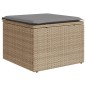 vidaXL Juego de sofás jardín con cojines beige mezcla 5 pzas ratán PE vidaXL Juego de sofás jardín con cojines beige mezcla 5 pzas ratán PE