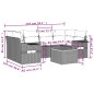 vidaXL Set de comedor de jardín 7 pzas y cojines ratán sintético negro vidaXL Set de comedor de jardín 7 pzas y cojines ratán sintético negro
