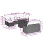vidaXL Set de sofás de jardín 11 pzas y cojines ratán sintético negro vidaXL Set de sofás de jardín 11 pzas y cojines ratán sintético negro
