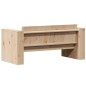 vidaXL Sofá de jardín de 2 plazas madera maciza de pino 134x60x62 cm vidaXL Sofá de jardín de 2 plazas madera maciza de pino 134x60x62 cm