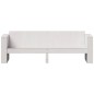 vidaXL Sofá de jardín 3 plazas madera maciza pino blanco 189x60x62 cm vidaXL Sofá de jardín 3 plazas madera maciza pino blanco 189x60x62 cm