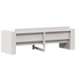 vidaXL Sofá de jardín 3 plazas madera maciza pino blanco 189x60x62 cm vidaXL Sofá de jardín 3 plazas madera maciza pino blanco 189x60x62 cm