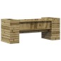 vidaXL Banco con jardineras madera de pino impregnada 167,5x60x65 cm vidaXL Banco con jardineras madera de pino impregnada 167,5x60x65 cm
