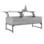 vidaXL Mesa de centro madera ingeniería metal gris Sonoma 100x50x40 cm vidaXL Mesa de centro madera ingeniería metal gris Sonoma 100x50x40 cm