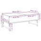 vidaXL Mesa de centro madera ingeniería metal gris Sonoma 100x50x40 cm vidaXL Mesa de centro madera ingeniería metal gris Sonoma 100x50x40 cm