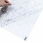 vidaXL Lámina de ventana esmerilada patrón de flores PVC 60x500 cm vidaXL Lámina de ventana esmerilada patrón de flores PVC 60x500 cm