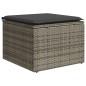 vidaXL Set de sofás de jardín 8 pzas y cojines ratán sintético gris vidaXL Set de sofás de jardín 8 pzas y cojines ratán sintético gris