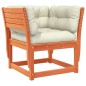 vidaXL Set muebles jardín 8 pzas con cojines madera pino marrón cera vidaXL Set muebles jardín 8 pzas con cojines madera pino marrón cera