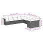 vidaXL Juego de sofás jardín con cojines beige 10 pzas ratán sintético vidaXL Juego de sofás jardín con cojines beige 10 pzas ratán sintético