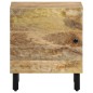 vidaXL Mesita de noche de madera maciza de mango 40x33x46 cm vidaXL Mesita de noche de madera maciza de mango 40x33x46 cm