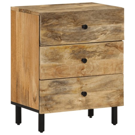 vidaXL Mesita de noche madera maciza de mango 50x33x60 cm