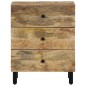 vidaXL Mesita de noche madera maciza de mango 50x33x60 cm vidaXL Mesita de noche madera maciza de mango 50x33x60 cm