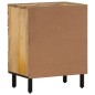 vidaXL Mesita de noche madera maciza de mango 50x33x60 cm vidaXL Mesita de noche madera maciza de mango 50x33x60 cm
