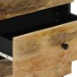 vidaXL Mesita de noche madera maciza de mango 50x33x60 cm vidaXL Mesita de noche madera maciza de mango 50x33x60 cm